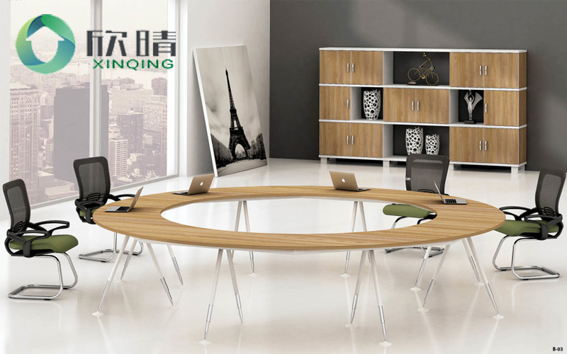 钢木结构会议桌GHY-10A