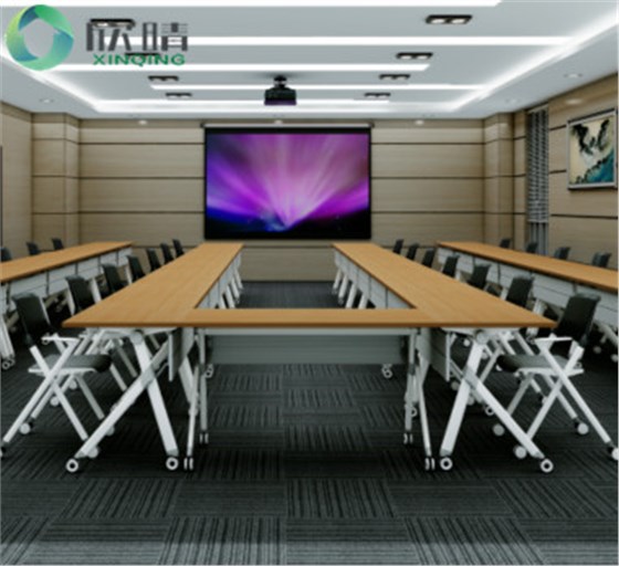 浦东办公家具之钢木结构会议桌GHY-12厂家