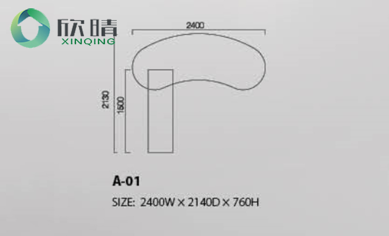 钢木结构办公桌GZ-15