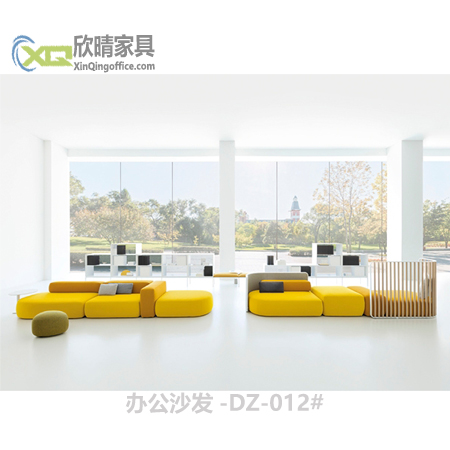 闵行办公家具之办公沙发-DZ-012#厂家